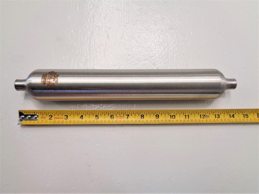 Hoke Sample Cylinder, Stainless Steel, HSSC20-2BL, DOT-3E1800, 41 M5400